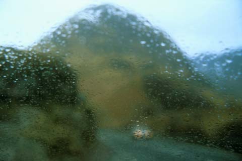 Approaching Glencoe  -  in the Rain