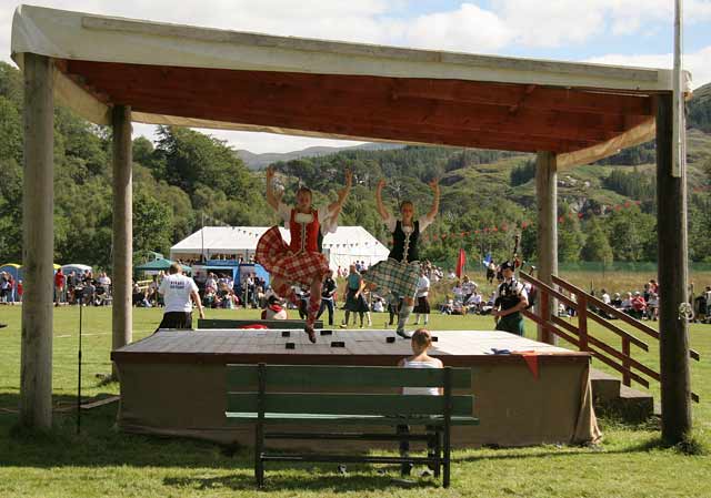 Scottish Highland Games  -  Glenfinnan  -  20 August 2005  -  Highland Dancing