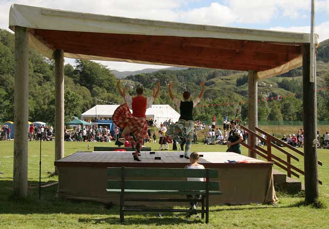 Scottish Highland Games  -  Glenfinnan  -  20 August 2005  -  Highland Dancing