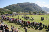 Scottish Highland Games  -  Glenfinnan  -  20 August 2005  -  Tossing the Caber
