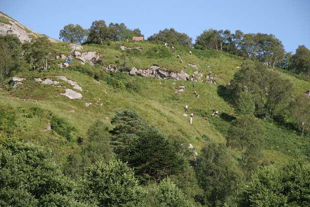 Scottish Highland Games  -  Glenfinnan  -  20 August 2005  -  The Hill Race