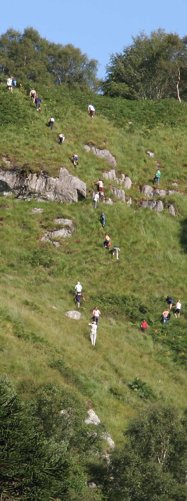 Scottish Highland Games  -  Glenfinnan  -  20 August 2005  -  The Hill Race