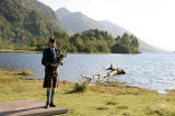 Scottish Highland Games  -  Glenfinnan  -  20 August 2005  -  Tossing the Caber