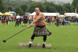 Scottish Highland Games  -  Pitlochry  -  10 September 2005  -   Throwing the Hammer