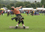 Scottish Highland Games  -  Pitlochry  -  10 September 2005  -   Throwing the Hammer