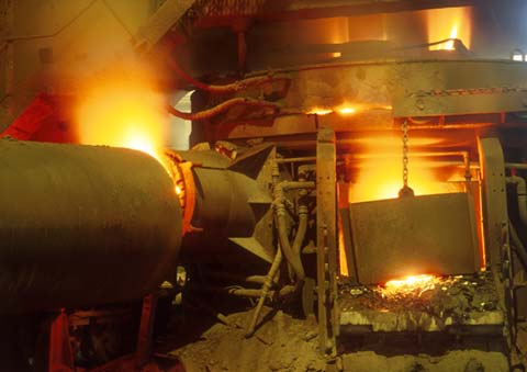 Clyde Shaw Steelworks  2  -  The Furnace  -  close-up