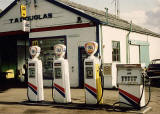 Petrol Station, Burrell Street, Comrie, Perthshire, Scotland - 1980s