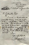 Letter from 'Lamb, late Devine'  -   written 1884