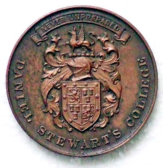 Daniel Stewart's College  -  Medal