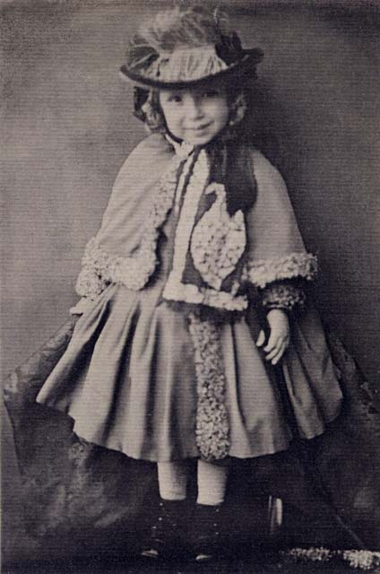 Photograph by Moffat - Robert Louis Stevenson - Aged 3