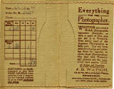J B Watson  -  Developing and Printing wallet, 1925  -  Inside