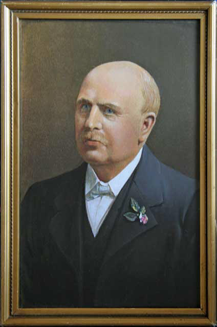 A painting of Thomas L Devlin, founder of Thomas Devlin & Sons