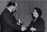 Presentation to Gracie Alison  -  EPS Member 1940 to 2001