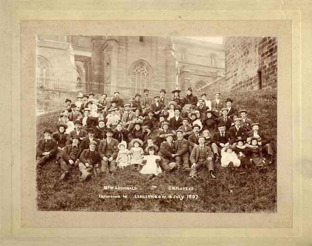 W Archibald Employees  -  Excursion to Linlithgow, 1897