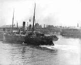 Alex Ayton Glass Plate  -  Leith  -  Steamer