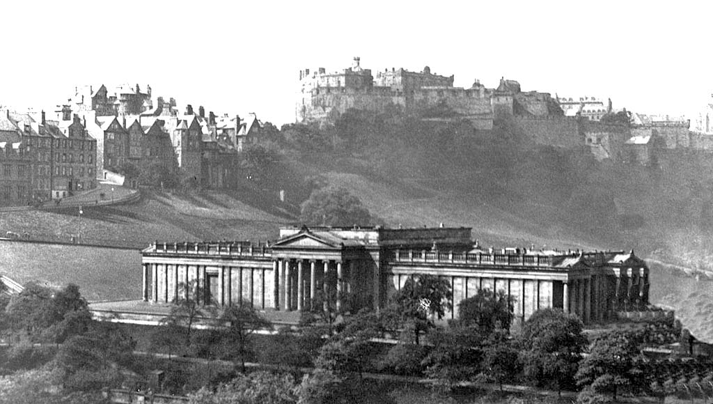 Alex Ayton Glass Plate  -  National Gallery, The Mound, Edinburgh