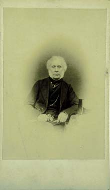 Carte de Visite  -  Sir David Brewster  -  President of PSS