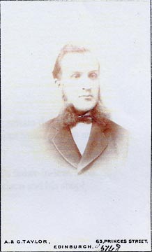 A carte de visite from the studio of A&G Taylor  -  John Clunie Morrison  -  His elder daughter married the Edinburgh professional photographer, Richard Stuart Brown