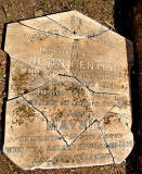 The grave of John Center, Edinburgh photographer and bagpipe maker - buried in Melbourne, Victoria, Australia