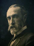 Detail from a portrait of William Crooke by H Walter Barnett