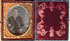 A cased ambrotype by Duchauffour & McIntyre  -  inside