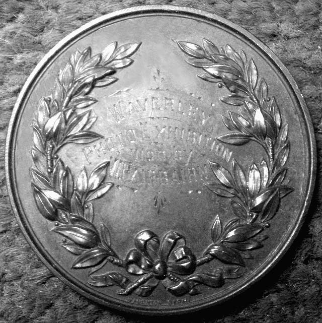 Waverley Photo Exhibition Medal awarded to W Fairbairn  -  Front