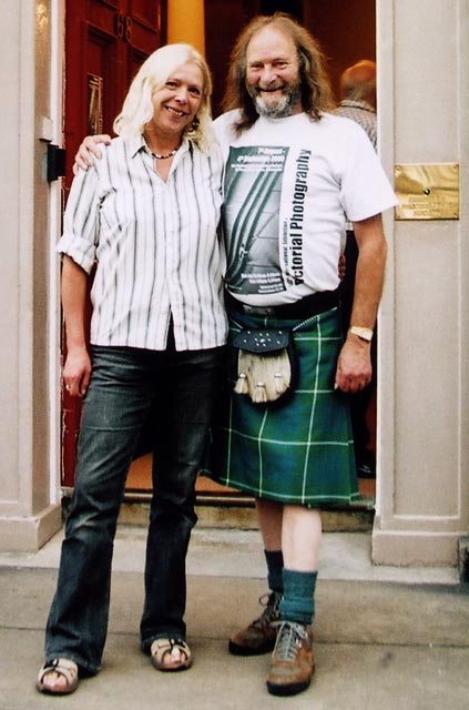 Doug Hamilton at the EPS Premises  on the opening evening of the Edinburgh International Exhibition  -  4 August 2005