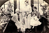 The Lyle family inside 6 Wardie Avenue