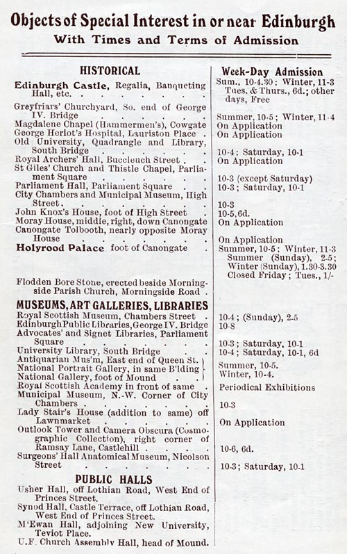 William J Hay  -  Small leaflet  -  Objects of Interest 1, large