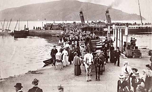 Photograph by T P Lugton in the Poulton series  -  Inveraray Steamer