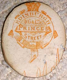 Portrait by Moffat (back) - found in a locket