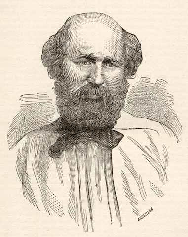 Engraving of OG Rejlander  -  after a photograph taken in his own studio