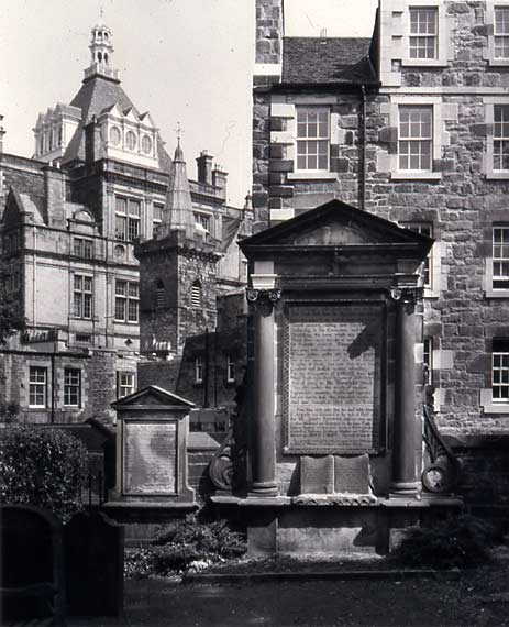 Photograph by Joseph Rock  -  Greyfriars Graveyard  - The Martyrs Monument