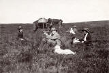 Photograph from the family of Horatio Ross  -  Hunting and Shooting in the Scottish Highlands  -  Spying the Ground.  This photo may have been taken by Mrs Horatio Ross