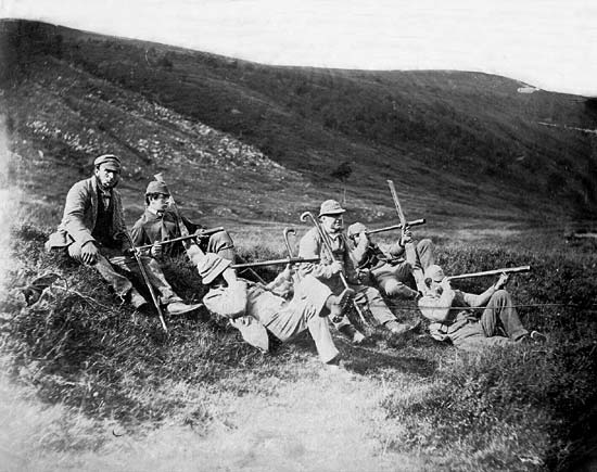 Spying the Ground  -  photograph possibly taken by Horatio Ross