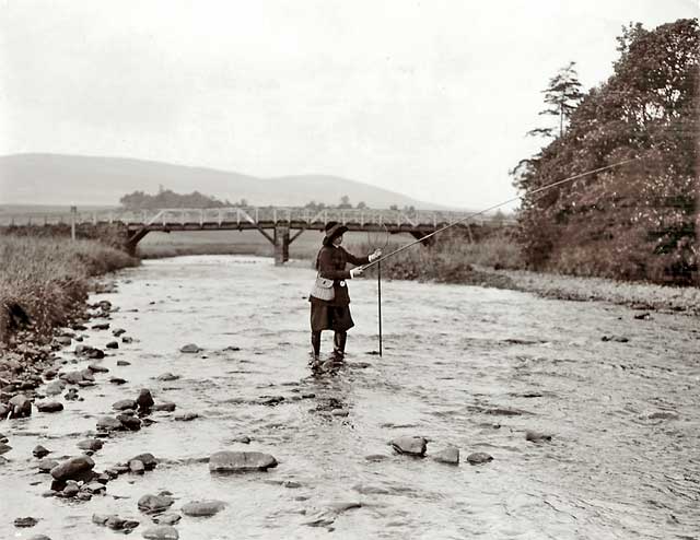 Photograph from the family of Horatio Ross  - Fishing