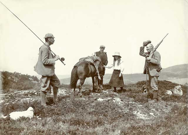 Photograph from the family of Horatio Ross - Fishing and Hunting in the Scottish Highlands