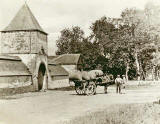 Photograph from the family of Horatio Ross  - Horse and cart, somewhere in the Scottish Highlands