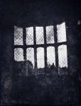 Print made from the oldest negative in existence  -  The Latticed Window at Lacock Abbey, photographed by Talbot in 1835