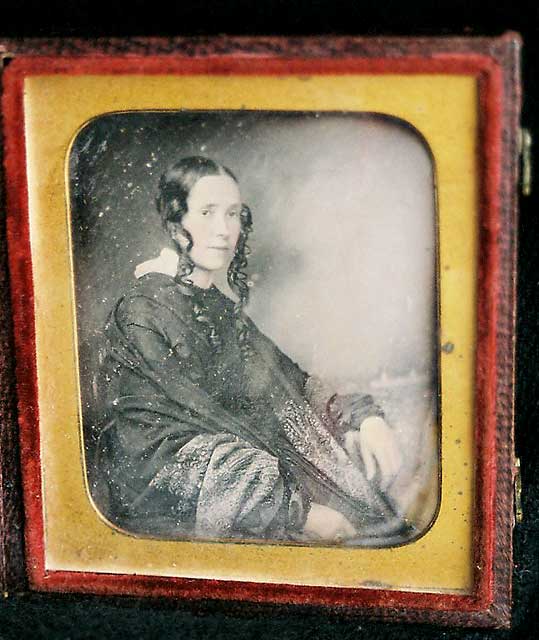 Ambrotype Photo by James G Tunny  -  possibly of his wife, Margaret Tunny (nee Smith)
