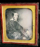Ambrotype by J G Tunny, possibly of  his first wife, Margaret (nee Smith)