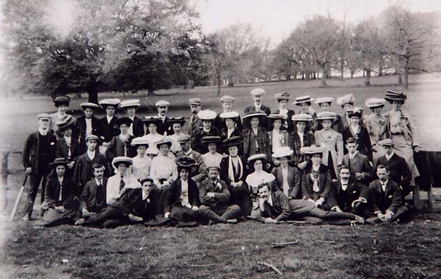 Photograph from the Turner Family Album  -  Pub Outing 1905