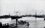 WR & S  -  Photograph from the early-1900s  -  Leith Docks Entrance