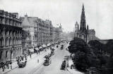 W R & S Ltd photograph from around the early 1900s  -  Princes Street looking east from the National Galleries
