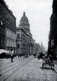 W R & S Ltd photograph from around the early 1900s  -  South Bridge and Edinburgh University
