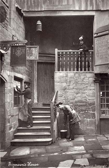 'Old Edinburgh' exhibit at the International Exhibition, Edinburgh, 1886   -  by Marshall Wane  -  Page 9  -  Brymson's House