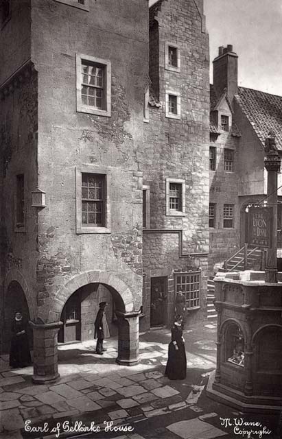 'Old Edinburgh' exhibit at the International Exhibition, Edinburgh, 1886   -  by Marshall Wane  -  Page 5  -   Earl of Selkirk's House