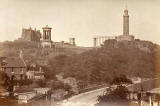 Calton Hill and Rock House -  Photograph by G W Wilson, around 1880s