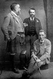 Photograph entitled 'Comrades Three' published in Volume 1 of the Trotters Book, 1901