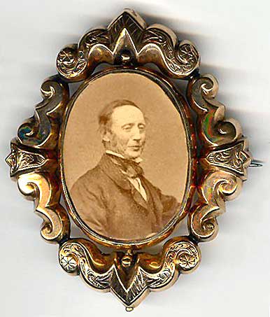 Photograph by John Moffat  -  in a brooch